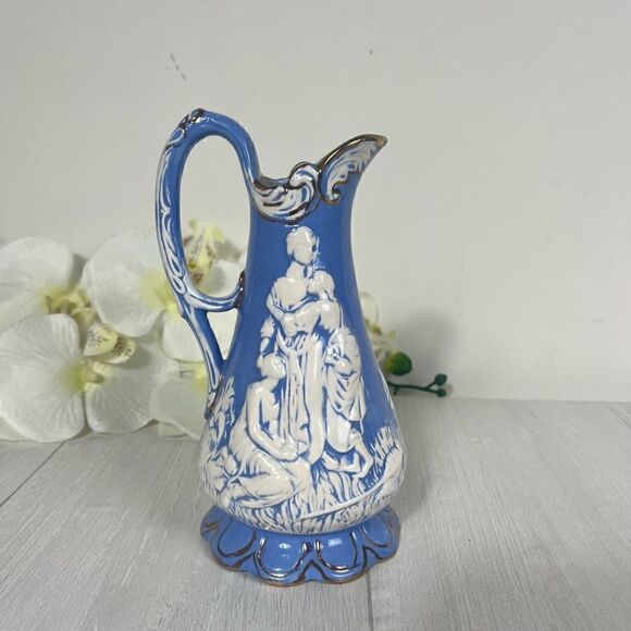 1965 Vintage Ceramic Pitcher 6.5in. - Picture 1 of 11